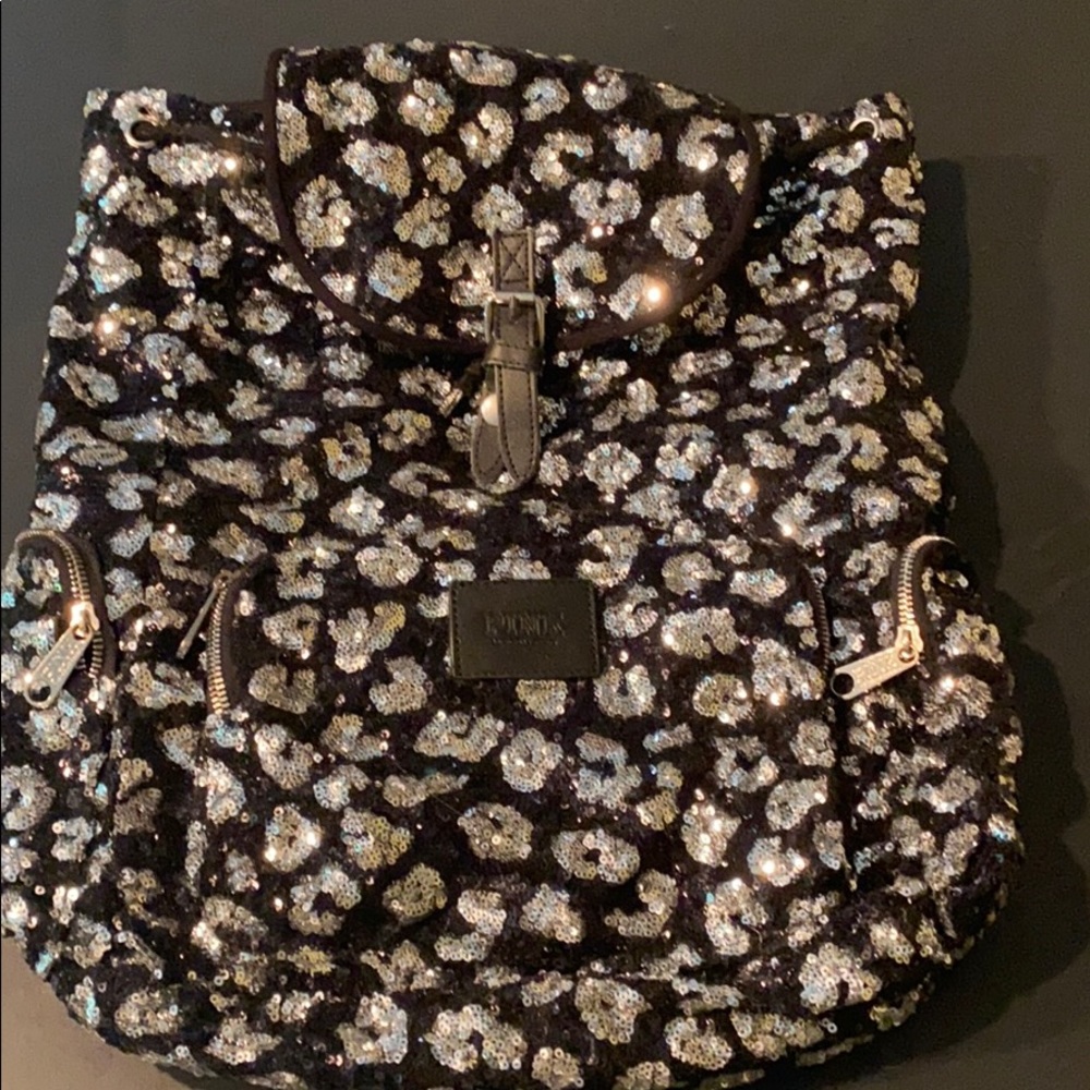 PINK Animal Print Backpack